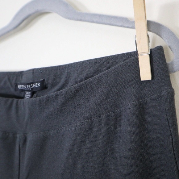 Eileen Fisher Size PP System Washable Crepe Slim Ankle Pant Gray - Picture 6 of 9
